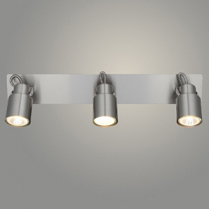 Светильник спотовый L08005/3 SN серебро 3x50W GU10 h105