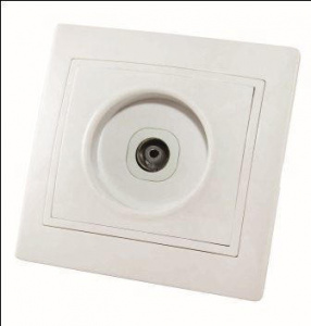 ТАЙМЫР TDM Розетка TV белая