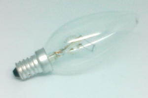 Лампа свеча 40W Е14 прозрачная