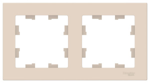 Рамка 2-м AtlasDesign Бежевый SE ATN000202