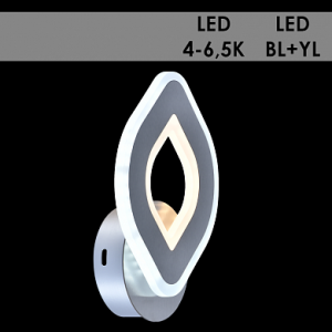 Бра LI8883/1B NI никель 30W LED BL+YL, mobile