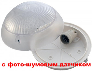 Светильник НБП 06-60-111 СИРИУС с фото-шумовым датчиком 