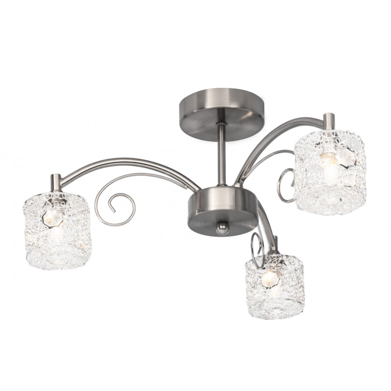 Люстра потолочная Silver Light матовый/хром 123.54.3 (3*G9*40W) Люстра потолочная Silver Light матовый/хром 123.54.3 (3*G9*40W)