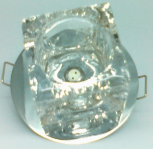 Светильник ICE с ограненным стеклом 12 4 05, хром, G4