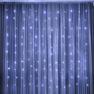 Электрогирлянда Занавес 120л LED 1,5*1,5м холодный белый 170856 ЛЬДИНКА Электрогирлянда Занавес 120л LED 1,5*1,5м холодный белый 170856 ЛЬДИНКА