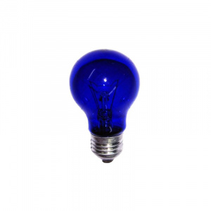 Лампа накаливания 60W Е27 шар/синяя Лампа накаливания 60W Е27 шар/синяя