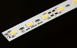 Светодиодная линейка 12V 30 LED для витрин, 0,5 метра, цвет белый