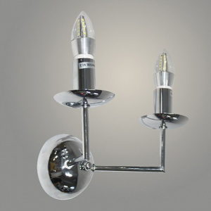 Бра DWS2102/2W CH хром 2х40 E14  h255