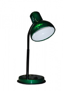 Лампа настольная НТ 2077A 40W на подставке, зеленый перламутр