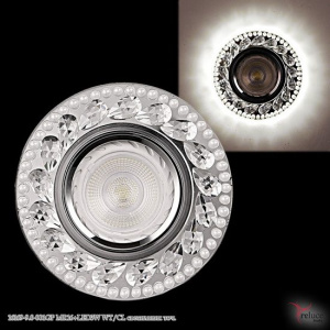 Светильник 16169-9.0-001GP MR16+LED3W WT/CL Reluce