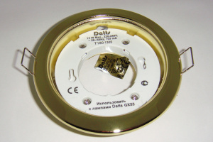 Светильник DATTS GX53 H4 (38 мм) металический золото 