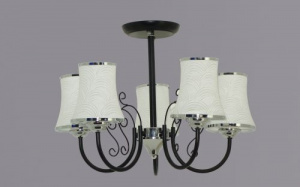 Люстра РС20669 BK+CR/5C