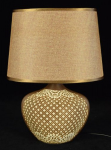 Лампа настольная СТ В-HS7478 40W Light brown