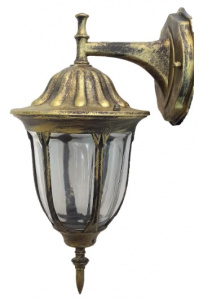 Светильник 8161 "ТУЛУЗА" садово-парковый черное золото  настенный