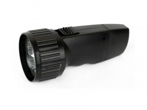 Фонарь Ultraflash ручной LED3859 (акк. 4V 0.4Ah) 5св/д 6500K,до 30м, черный/пластик, вилка 220V