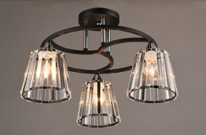 Люстра N3456/3 CH+BK 