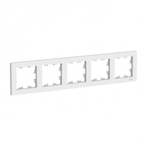 Рамка 5-м AtlasDesign белый SchE ATN000105 Рамка 5-м AtlasDesign белый SchE ATN000105
