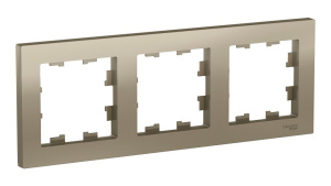 Рамка 3-м AtlasDesign шампань SE ATN000503