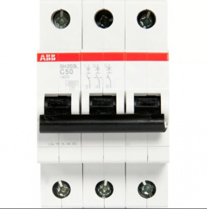 Выключатель автоматический SH203L 3Р 50A (С) 4.5кА ABB (2CDS243001R0504)