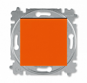 ABB EPJ Levit оранжевый/дымчатый чёрный Выключатель 1-клавишный (2CHH590145A6066)