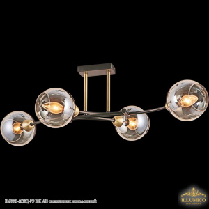 Люстра IL9774-4CSQ-79 BK AB 