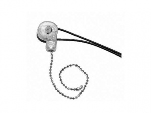 Выключатель для бра с цепочкой 27см серебро