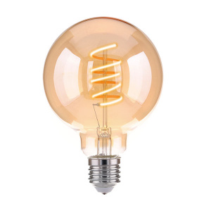 Лампа РЕТРО LED-CLASSIC FD 8W E27 3300 G95 спираль тонированный филамент 