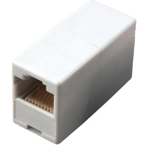 Проходной адаптер RJ45 (2 гнезда 8P-8C) соединитель двух патч-кордов Rexant 03-0101