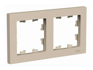 Рамка 2-м AtlasDesign песочный SE ATN001202
