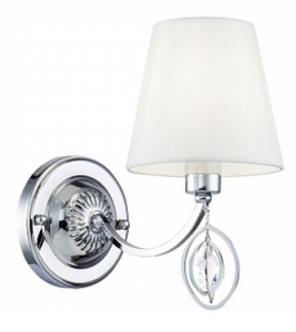 Бра OM79462-1 CR абажур D130xH250 E14x1 